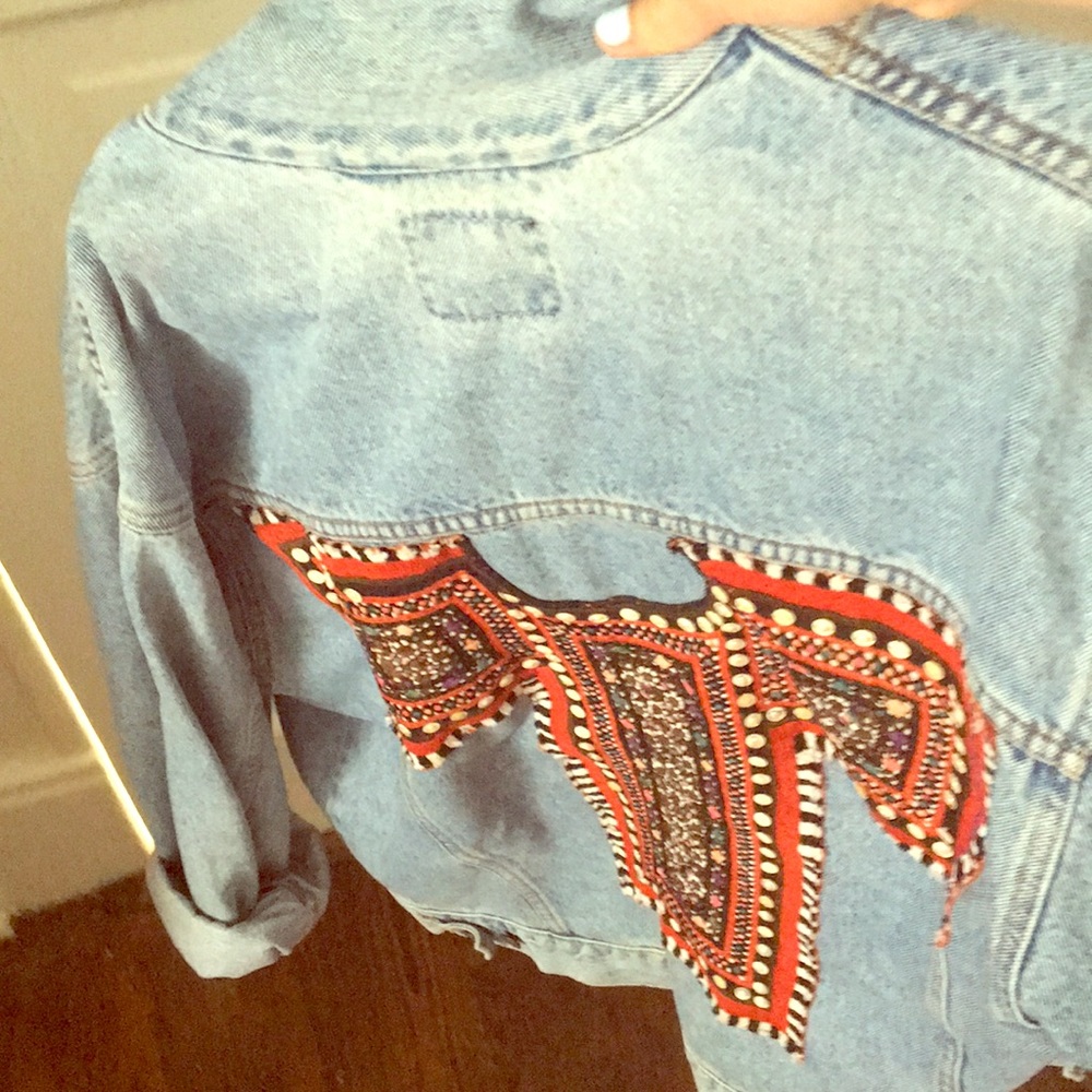 Denim Jacket with beautiful embellishments